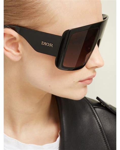 dior square sunglasses black|christian dior oversized sunglasses.